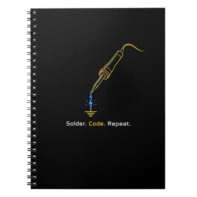 Solder Code Repeat Embedded Engineering Notebook (Front)
