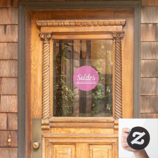 Soldes autocollant stickers pour vitrines magasins (Home Door)
