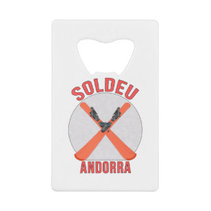 Soldeu, Andorra Credit Card Bottle Opener
