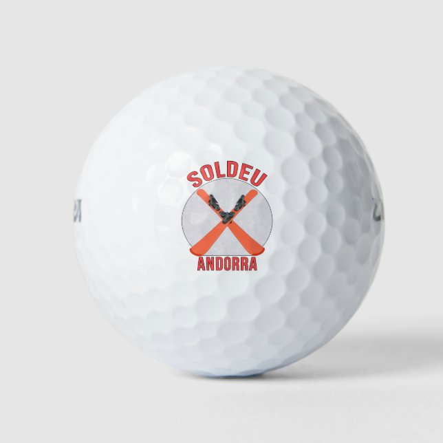 Soldeu, Andorra Golf Balls (Front)