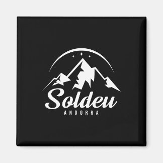 Soldeu Andorra Ski Resort Skiing Snowboarding Magnet