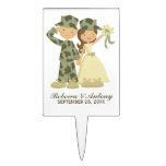 Soldier and Bride Military Wedding Cake Topper