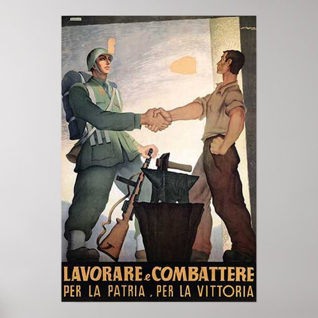 Soldier and Worker Poster (Front)
