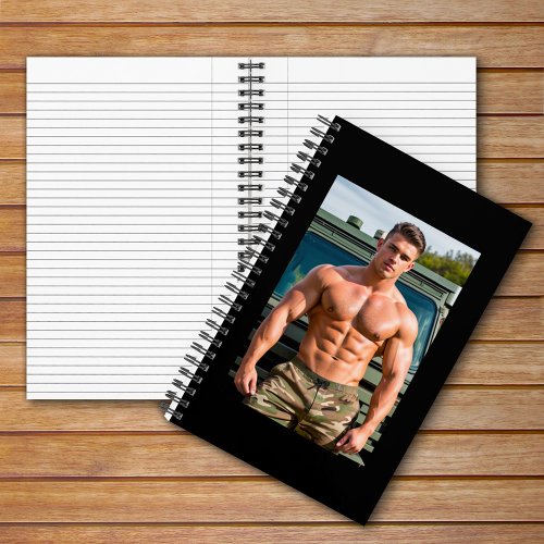 Soldier Bodybuilder  Notebook