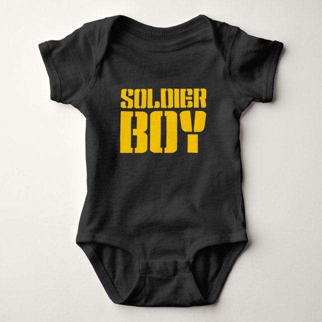 SOLDIER BOY BABY BODYSUIT (Front)