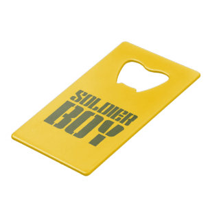 SOLDIER BOY CREDIT CARD BOTTLE OPENER
