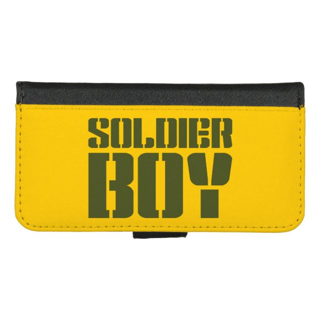 SOLDIER BOY iPhone WALLET CASE (Front (Horizontal))