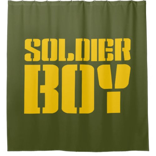SOLDIER BOY SHOWER CURTAIN
