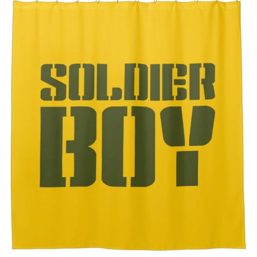 SOLDIER BOY SHOWER CURTAIN