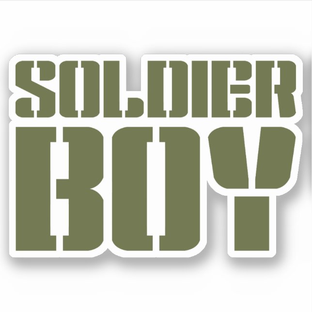 SOLDIER BOY STICKER (Front)