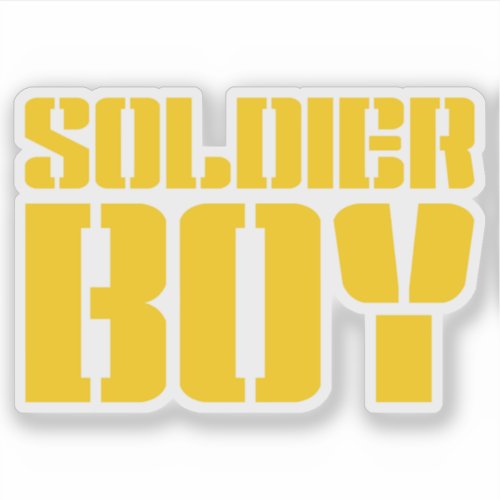 SOLDIER BOY STICKER