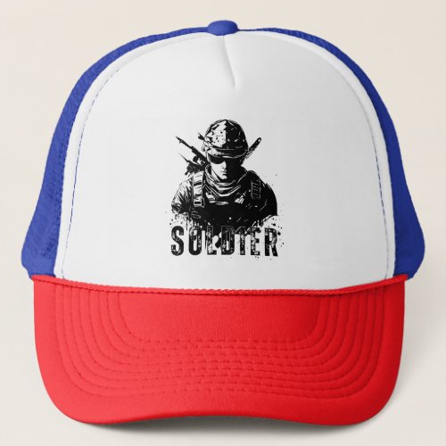 Soldier Cap  Trucker Hat