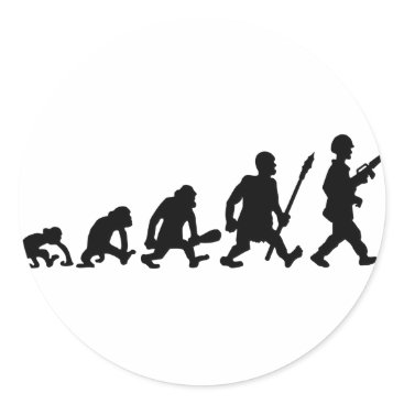 soldier classic round sticker soldier classic round sticker