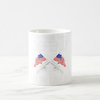 Soldier costume adult those defend our lives milit coffee mug