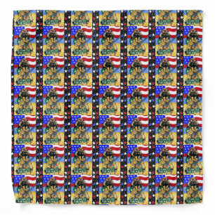 Soldier Dachshund Bandana