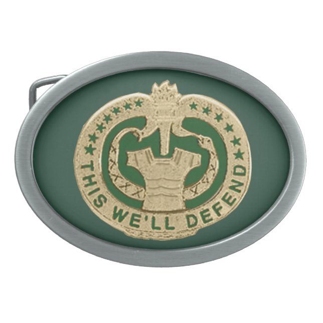 Soldier Drill Sergeant Buckle Belt Buckle (Front)