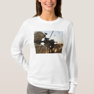 soldier engages enemy forces T-Shirt