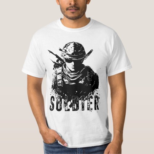 Soldier  gaming t shirt