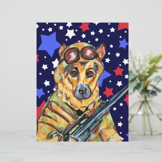 SOLDIER GERMAN SHEPHERD (Standing Front)