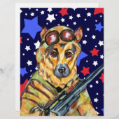 SOLDIER GERMAN SHEPHERD (Front/Back)