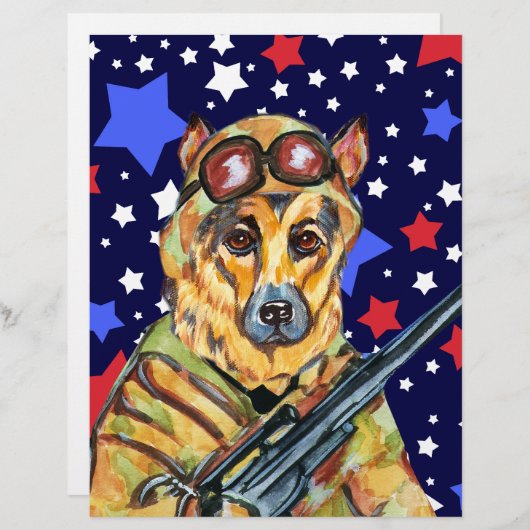 SOLDIER GERMAN SHEPHERD (Front/Back)