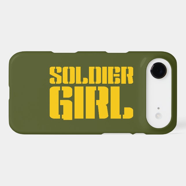 SOLDIER GIRL Case-Mate iPhone CASE (Back (Horizontal))