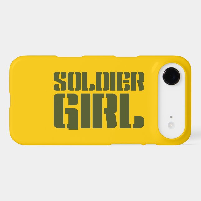 SOLDIER GIRL Case-Mate iPhone CASE (Back (Horizontal))