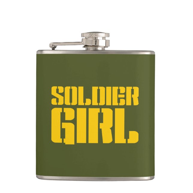 SOLDIER GIRL FLASK (Front)