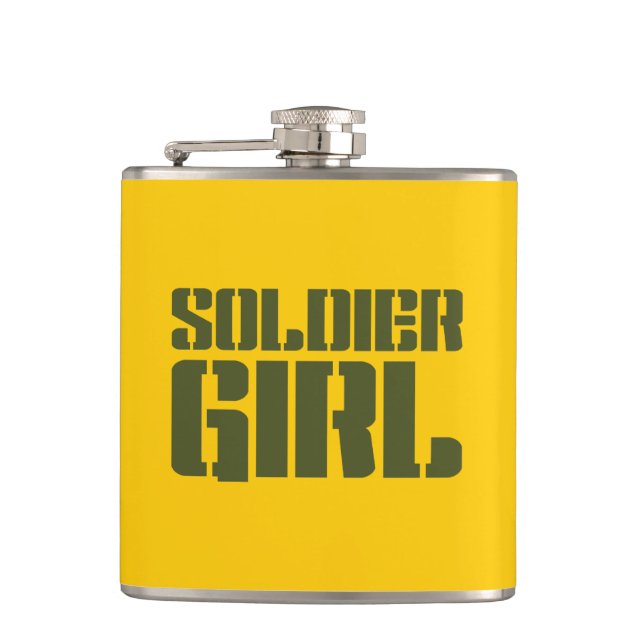 SOLDIER GIRL FLASK (Front)