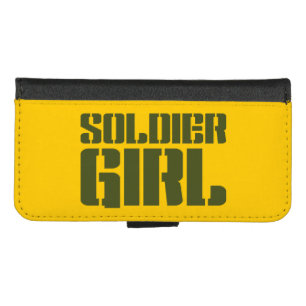 SOLDIER GIRL iPhone 8/7 WALLET CASE