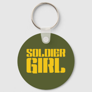 SOLDIER GIRL KEYCHAIN