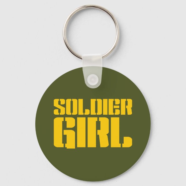SOLDIER GIRL KEYCHAIN (Front)