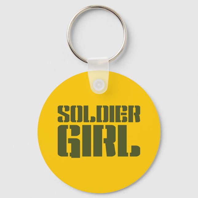 SOLDIER GIRL KEYCHAIN (Front)