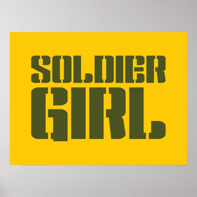 SOLDIER GIRL POSTER (Front)