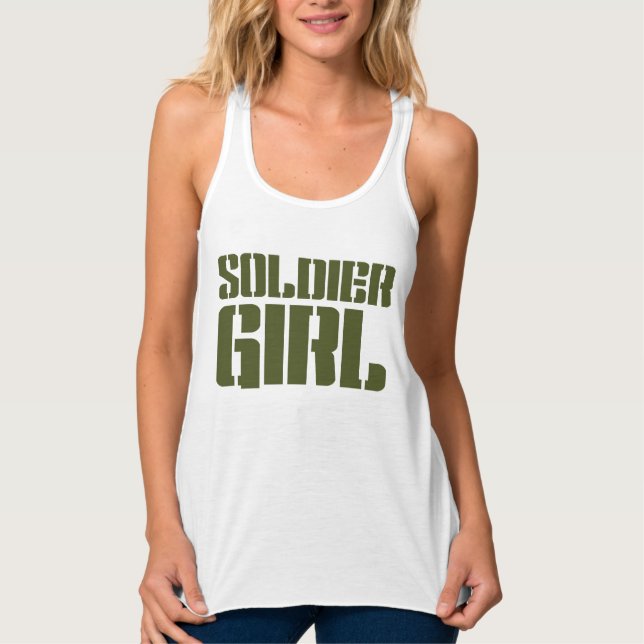 SOLDIER GIRL TANK TOP (Front)