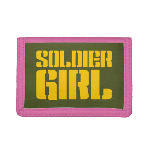 SOLDIER GIRL TRI-FOLD WALLET