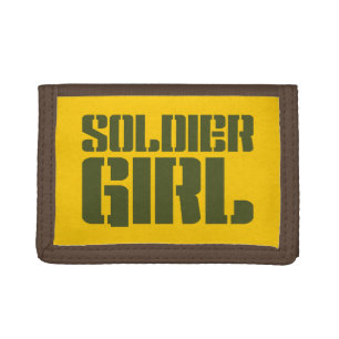 SOLDIER GIRL TRI-FOLD WALLET