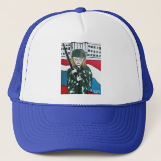 Soldier Girl Trucker Hat