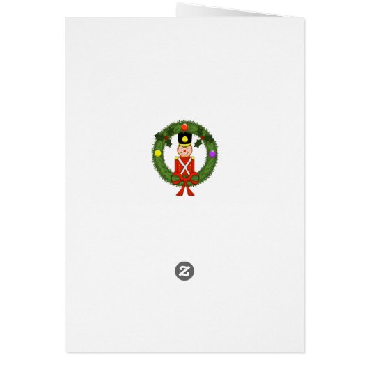 Soldier Holiday Card (Customizable) (Back)