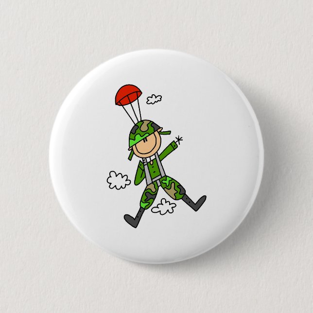 Soldier Jumper Pinback Button (Front)