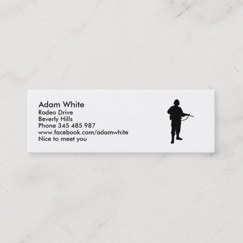 Soldier Business Cards