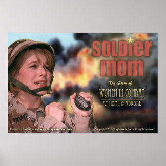 Soldier Mom Poster (extra small)
