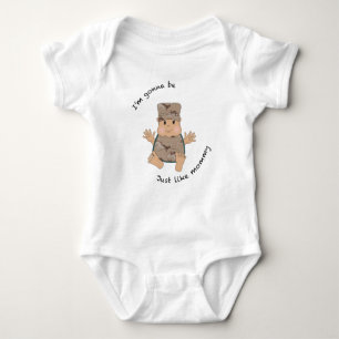 Soldier mommy baby bodysuit
