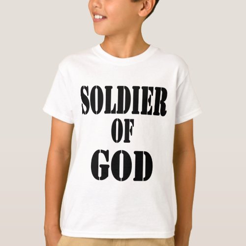 Soldier of God 5 Noir T_Shirt