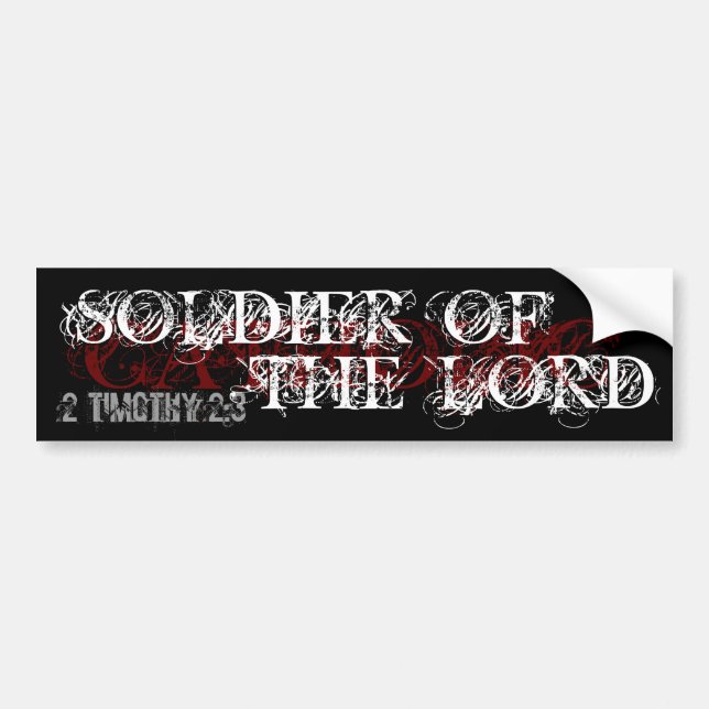 Soldier of the Lord Bumper Sticker (Front)