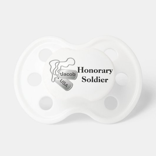 Soldier Pacifier (Front)