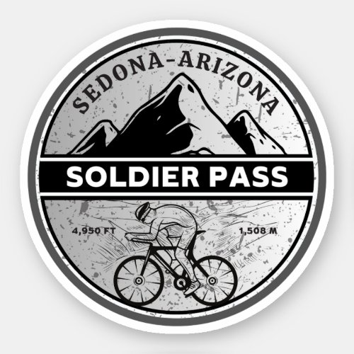  soldier pass Arizona hiking trails Sticker