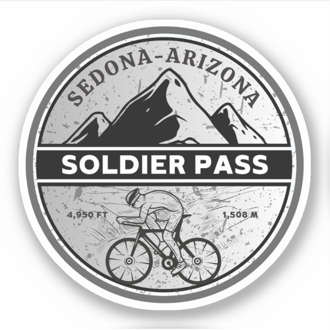  soldier pass Arizona hiking trails Sticker (Front)