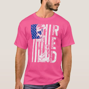 Soldier Red Friday Support US Flag Until They Come T-Shirt