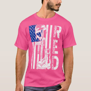 Soldier Red Friday Support US Flag Until They Come T-Shirt